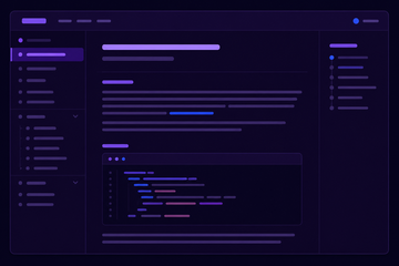 Preview of the developer theme